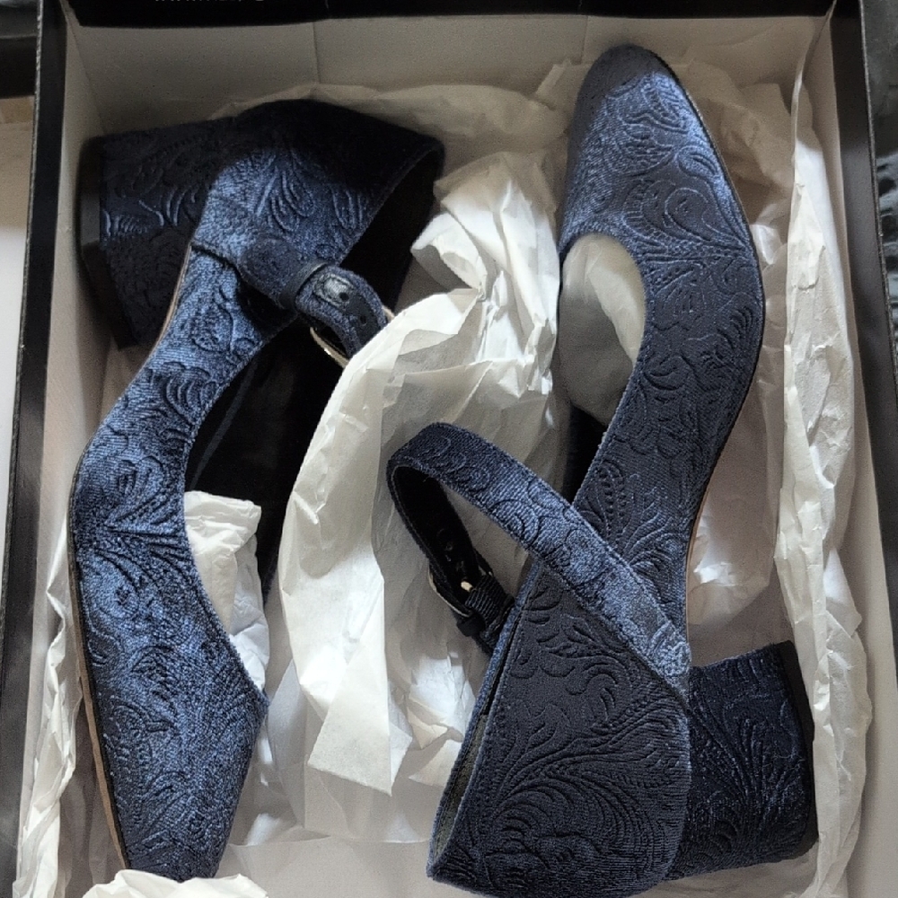 Via Spiga Blue Heeled Shoes Elegant Design